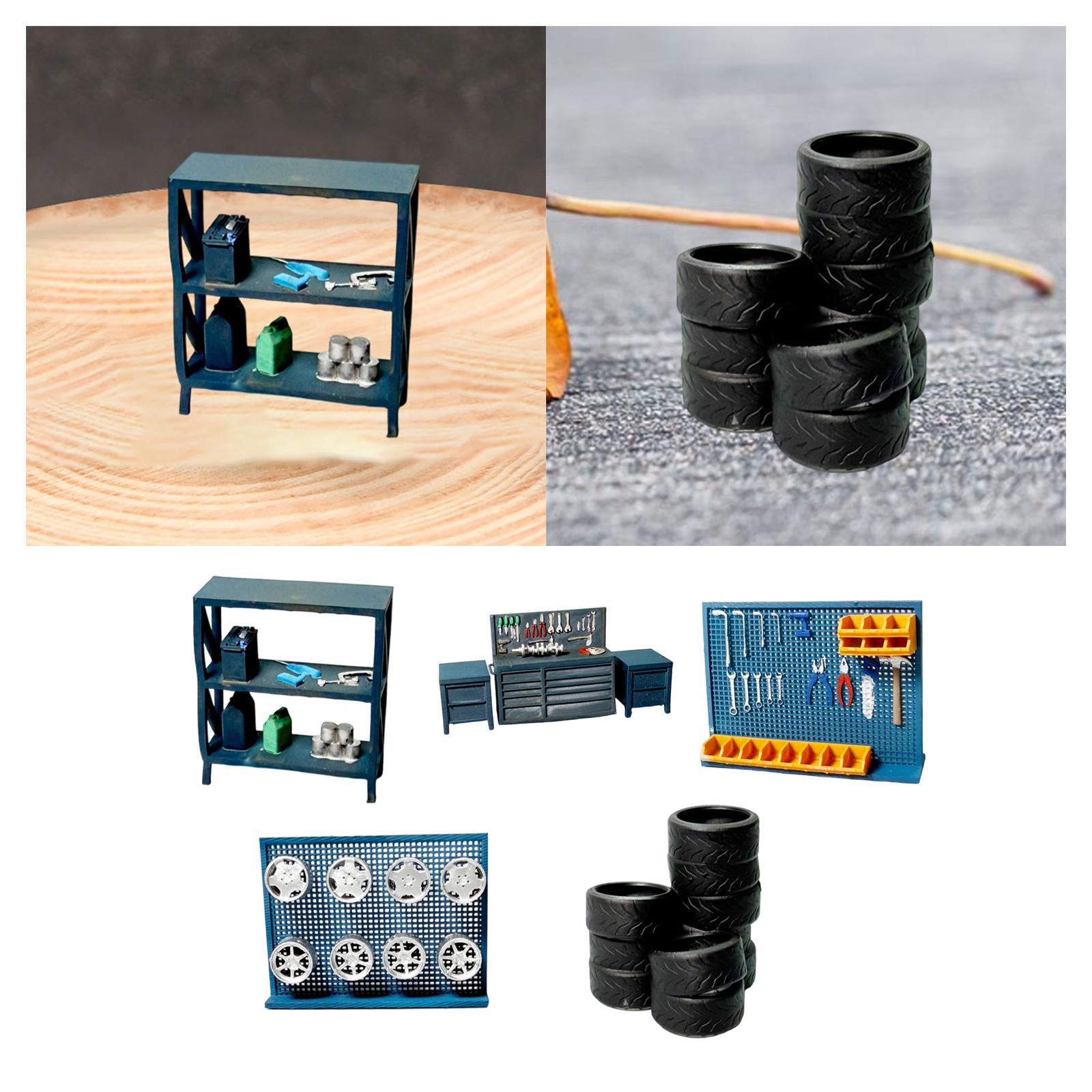 1/64 Diorama Garaj Aksesuarı M - Auto Repair Shop Layout incelemesi ve fiyatı