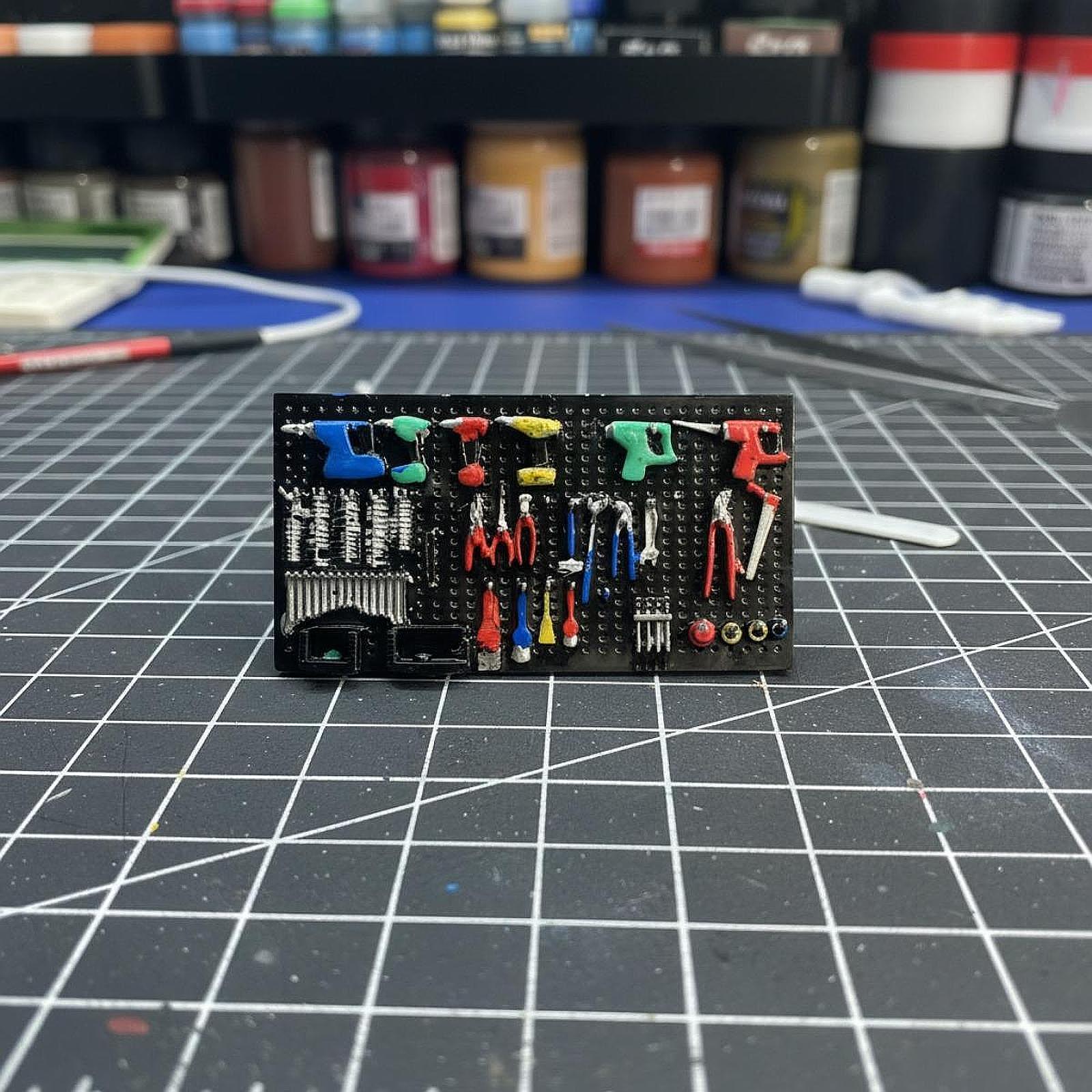1:64 Elektrikli Matkap Pegboar - Auto Repair Shop Layout incelemesi ve fiyatı