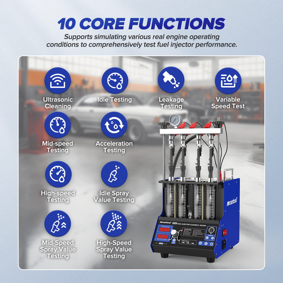 MR CARTOOL V209 GDI EFI FEI Pi - Fuel Injector Tester incelemesi ve fiyatı