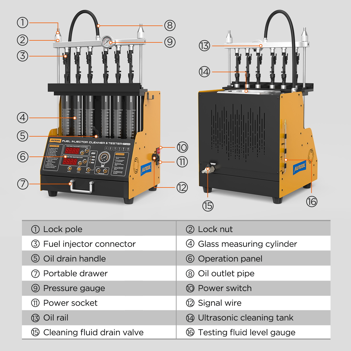 AUTOOL CT400 Araç GDI EFI FEI  - Fuel Injector Tester incelemesi ve fiyatı